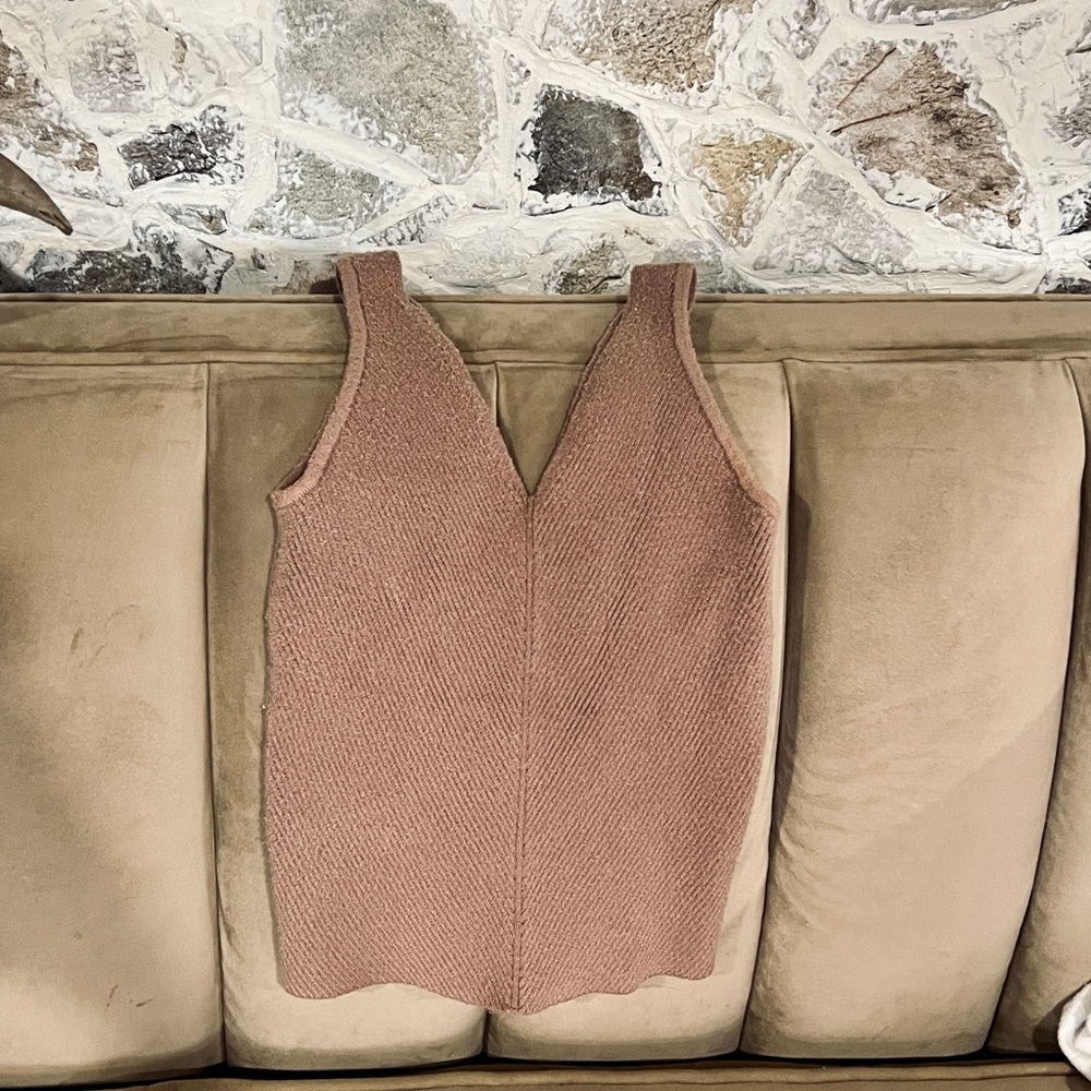 Fuzzy tank top